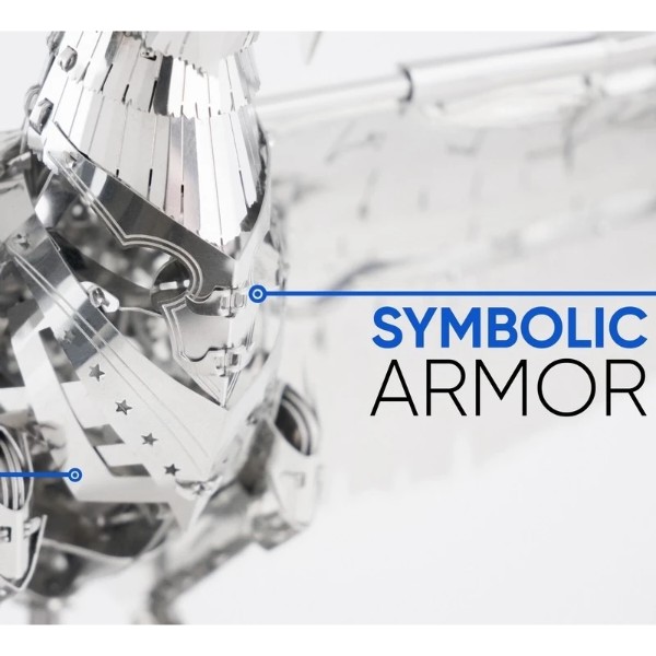 Фото - Металлический конструктор Metal Time Unity Wings Silver Armor Crystal Edition (MT101SWRSK/READY)